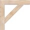 Ekena Millwork Traditional Block Smooth Bracket, Douglas Fir, 3 1/2"W x 24"D x 24"H BKT04X24X24TRA05SDF - alternate 4